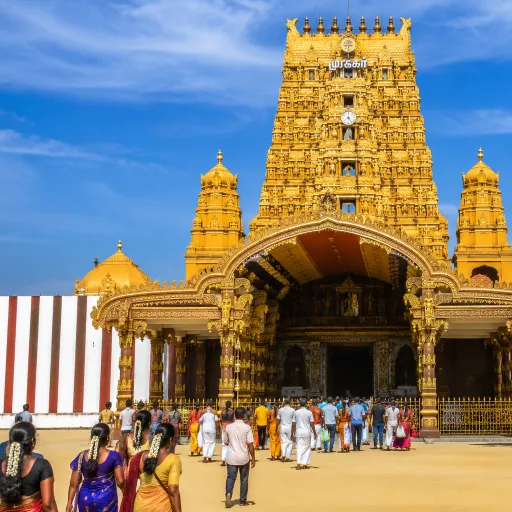 Nallur Kandaswamy Temple and coastal travel locations representing Jaffna tourism infrastructure development in Sri Lanka 2026